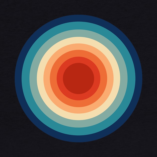 60s Vibe Concentric Circles by RockettGraph1cs